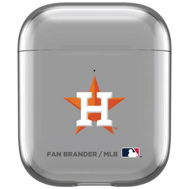 Houston Astros Stripe Design Wireless Bluetooth Headphones With Case