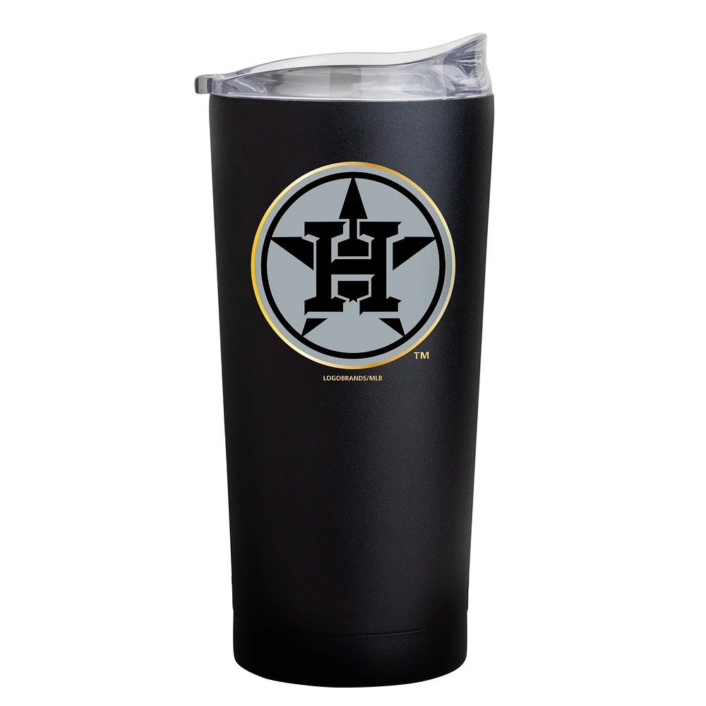 Houston Astros Black Foil 20oz. Powder Coat Tumbler