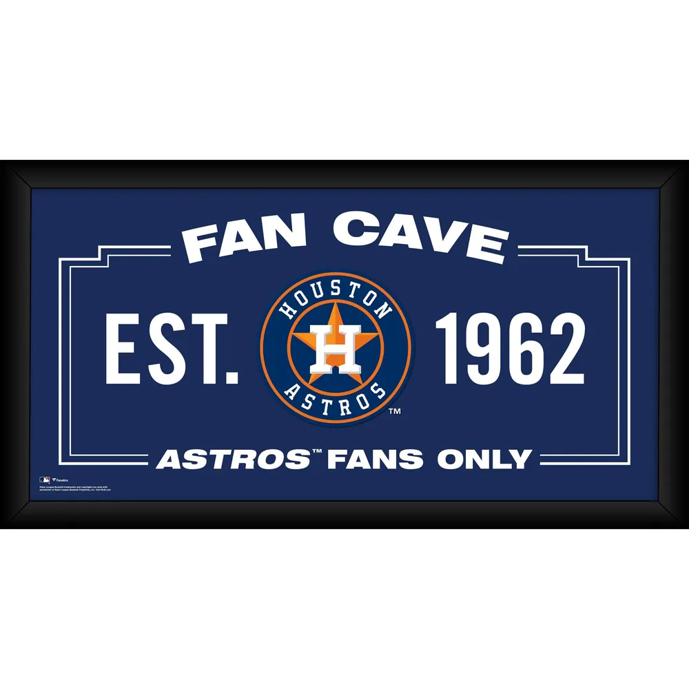 Houston Astros Fanatics Authentic Black Framed Logo Jersey Display Case