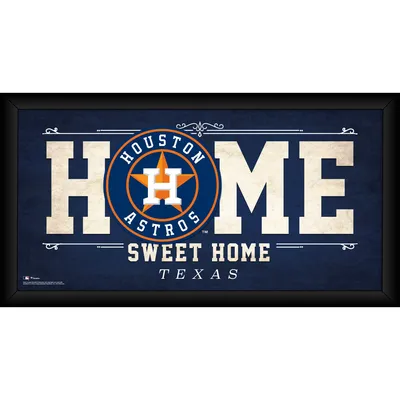 Houston Astros Fanatics Authentic Mahogany Framed Logo Jersey Display Case