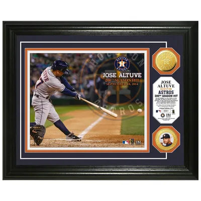 Jose Altuve Houston Astros Unsigned 16 x 20 Photo Print - Designed and Signed by Artist Brian Konnick Limited Edition of 25