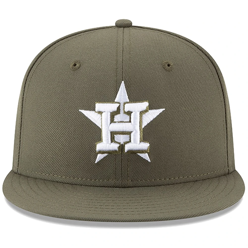 Casquette ajustée 59FIFTY Fashion Color Basic vert des Astros de Houston New Era