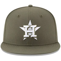 Casquette ajustée 59FIFTY Fashion Color Basic vert des Astros de Houston New Era