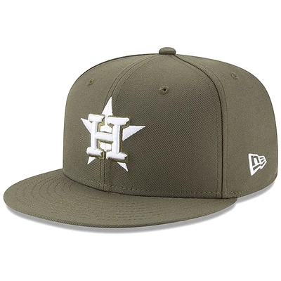 Casquette ajustée 59FIFTY Fashion Color Basic vert des Astros de Houston New Era