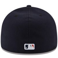 Houston Astros New Era Road Authentic Collection On-Field Logo 59FIFTY - Fitted Hat Navy/Orange