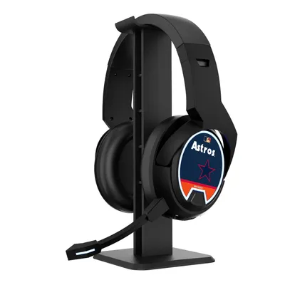 Houston Astros Throwback Logo Wireless Bluetooth Gaming Headphones & Stand