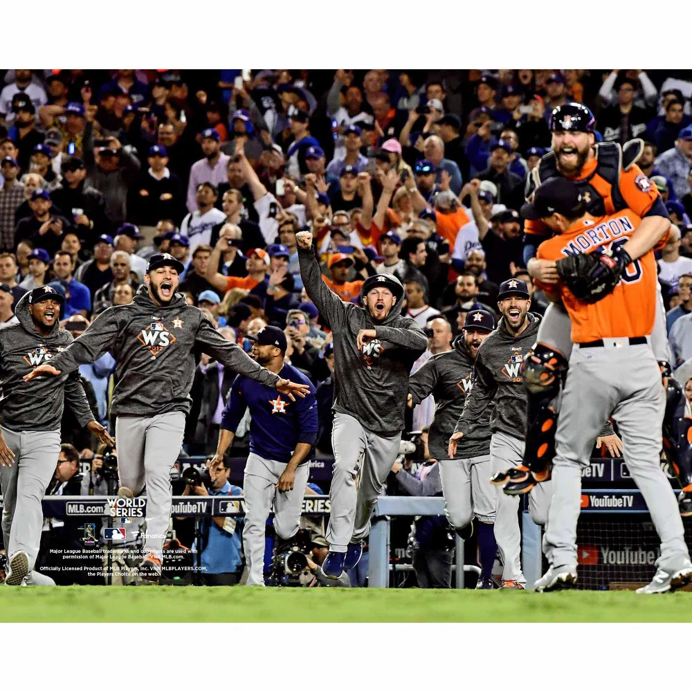 Lids Houston Astros Fanatics Authentic Unsigned 2017 World Series Champions  Embracing Celebration Photograph
