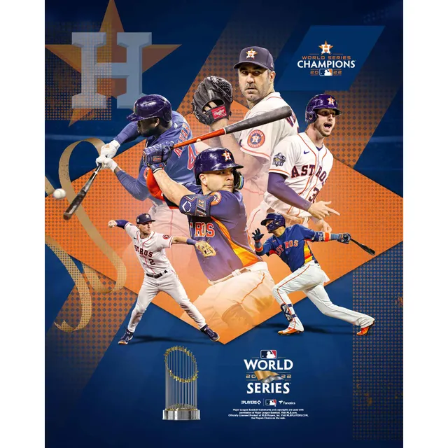 Jose Altuve Houston Astros Fanatics Authentic 10.5 x 13 2022 World Series  Champions Sublimated Plaque