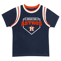 Infant Fanatics Navy/Gray Houston Astros Bases Loaded T-Shirt & Shorts Set