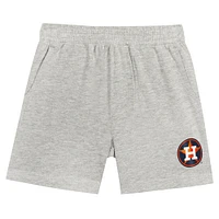 Ensemble t-shirt et short chargés pour bébés Fanatics bleu marine/gris Houston Astros Bases