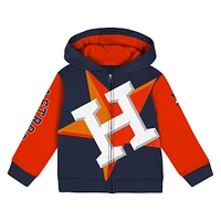 Infant Fanatics Navy Houston Astros Post Card Full-Zip Hoodie Jacket