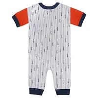 Infant Fanatics White Houston Astros Logo Best Series Full-Snap Jumper