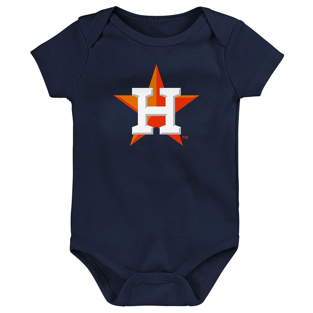 Ensemble de trois bodies pour bébé Houston Astros Slide Home