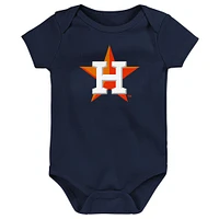 Ensemble de trois bodies pour bébé Houston Astros Slide Home