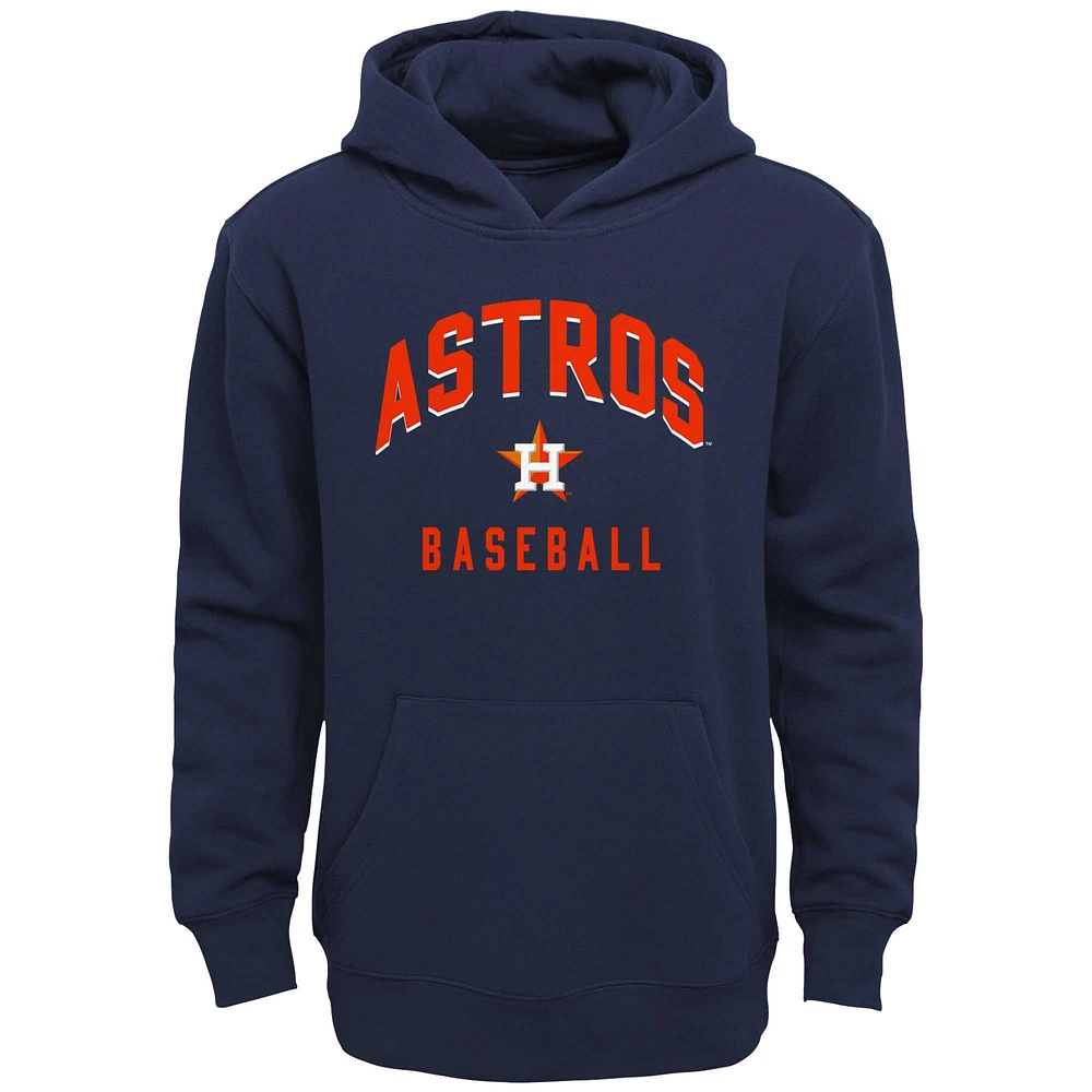 Infant Navy/Heather Gray Houston Astros Play by Pullover Hoodie & Pants Set