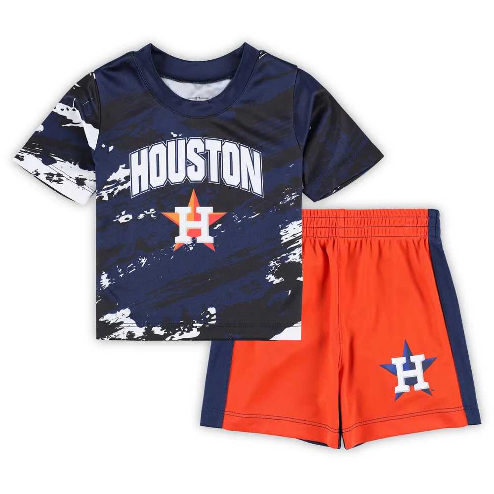 Outerstuff Infant Navy/Orange Houston Astros Stealing Homebase 2.0