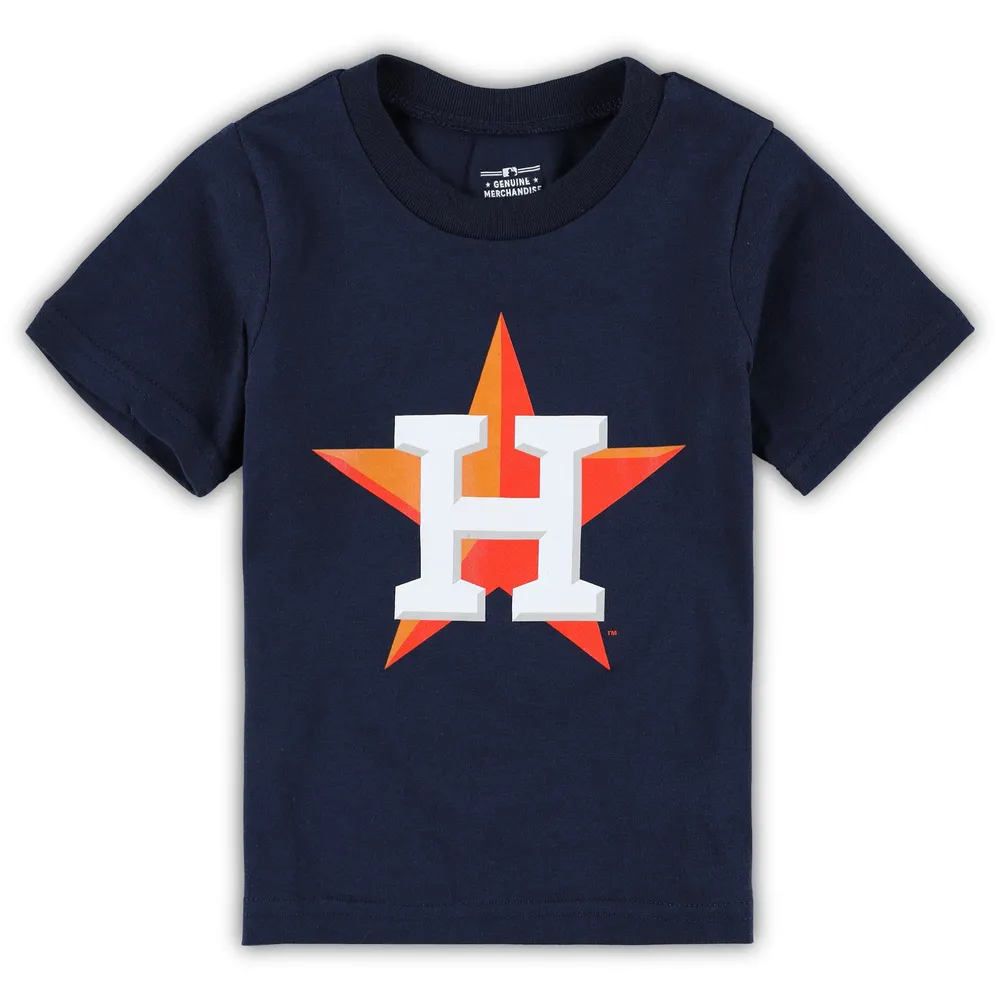 Lids Houston Astros Infant Team Crew Primary Logo T-Shirt - Navy