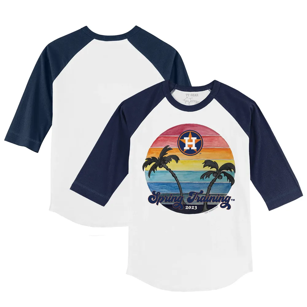 Lids Houston Astros Tiny Turnip Toddler Burger T-Shirt - Navy