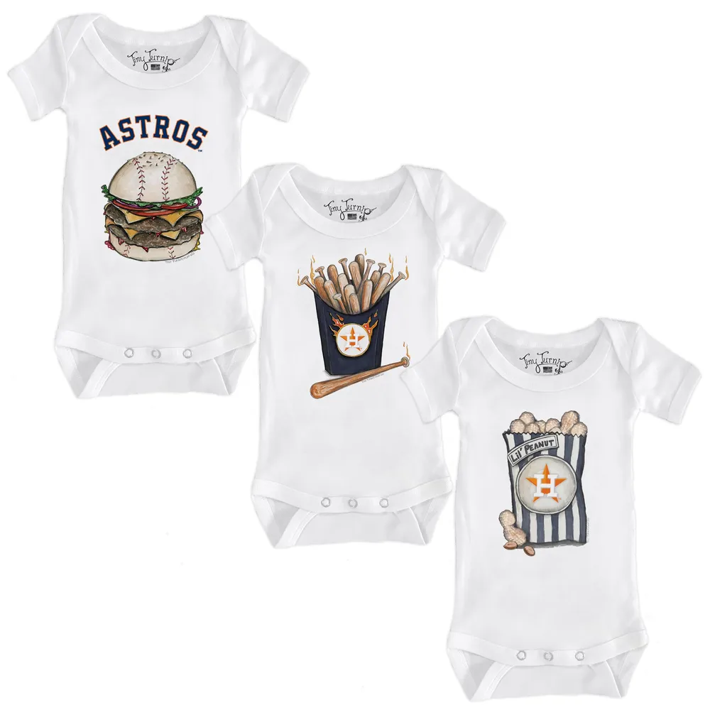 Lids Houston Astros Tiny Turnip Toddler Shark Logo T-Shirt - White