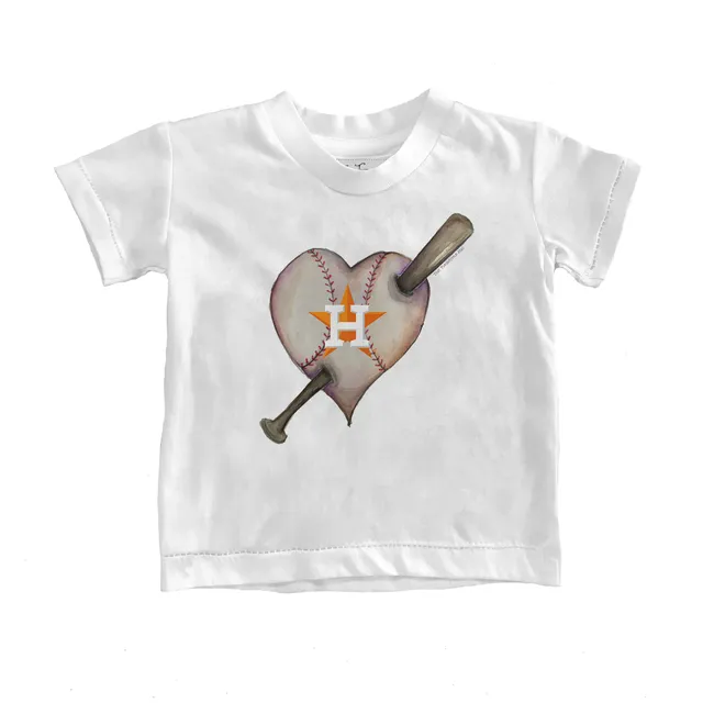 Houston Astros Tiny Turnip Infant Burger T-Shirt - White