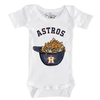 Lids Houston Astros Tiny Turnip Women's Nacho Helmet 3/4-Sleeve Raglan  T-Shirt - White/Navy