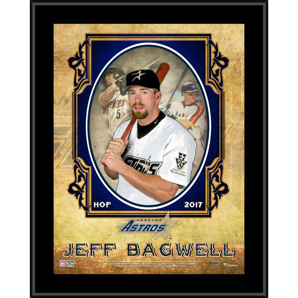 Jeff Bagwell Baseball Tee Shirt  Houston Baseball Hall of Fame