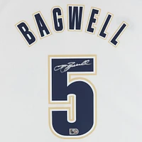 Maillot Nike Cooperstown Limited blanc autographié par Jeff Bagwell des Astros de Houston