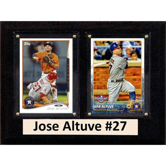 Jose Altuve Houston Astros 10.5 x 13 2022 World Series Champions Sublimated Plaque
