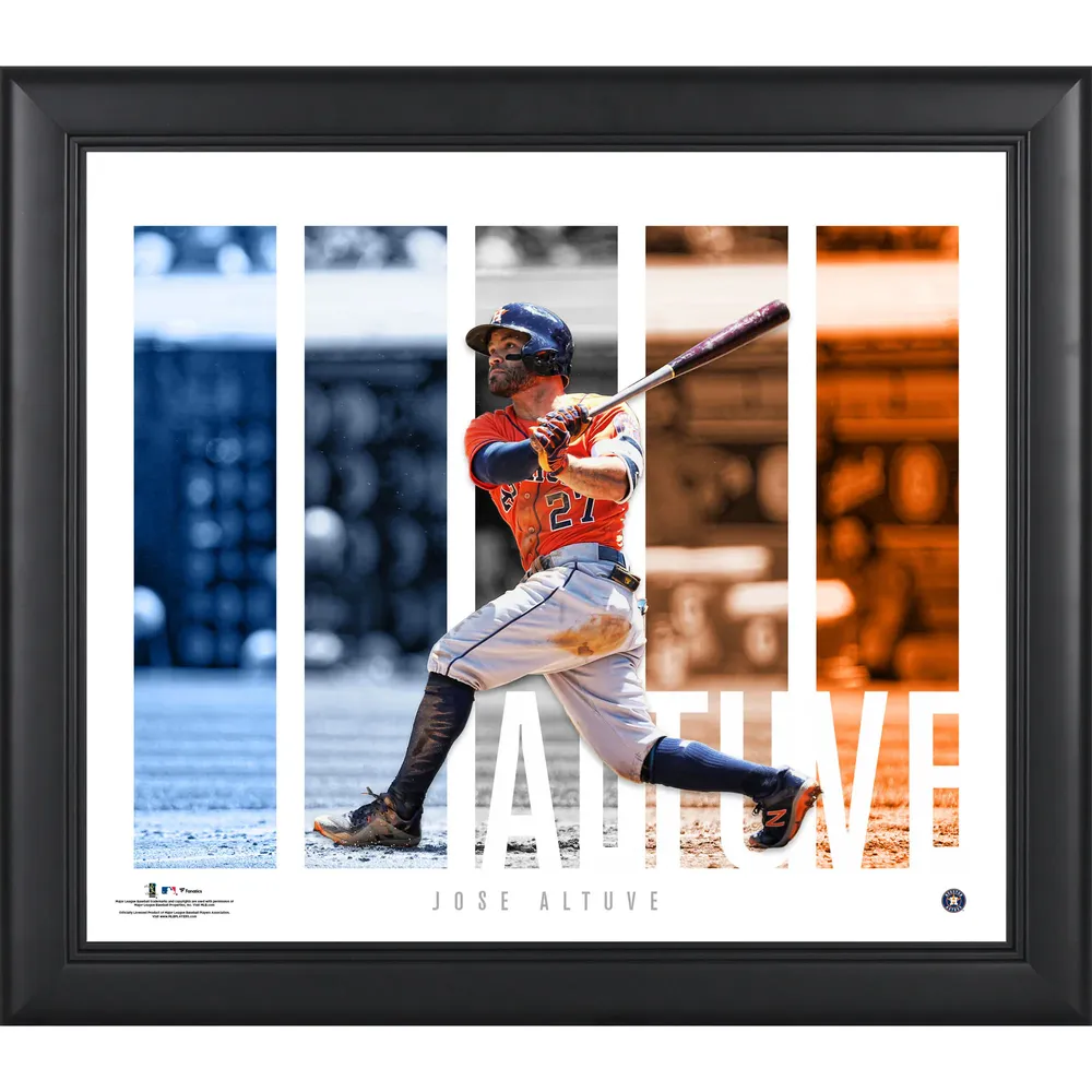 Lids Jose Altuve Houston Astros Fanatics Authentic Framed 15'' x