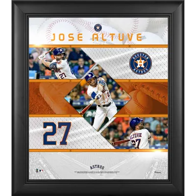 Lids Jose Altuve Houston Astros Fanatics Authentic Framed 5-Photograph  Collage with Piece of Game-Used Ball