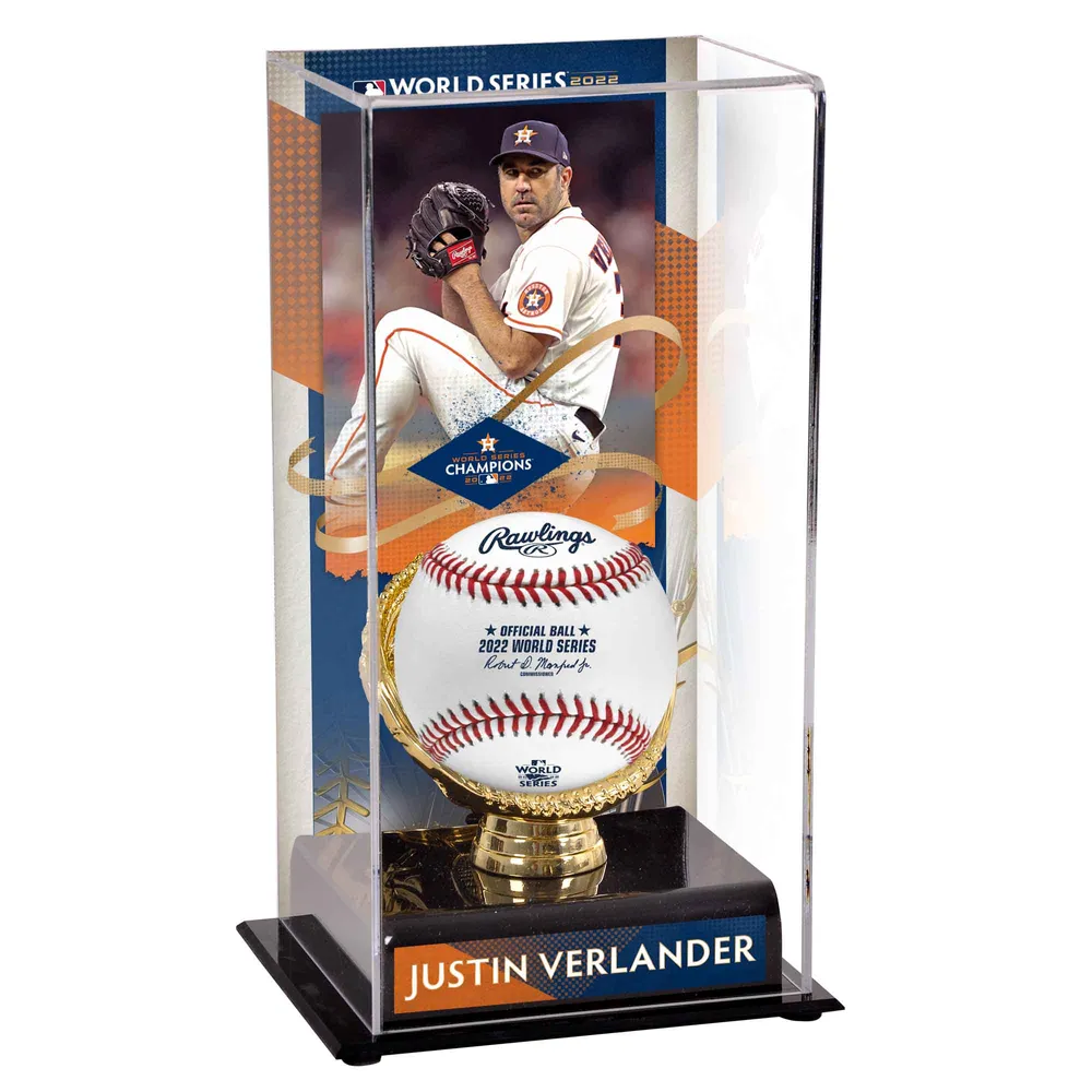 Lids Justin Verlander Houston Astros Fanatics Authentic 2022 World Series  Champions Sublimated Display Case with Image
