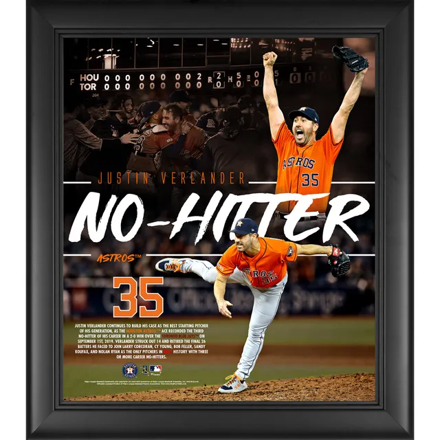 Houston Astros Unsigned 2022 World Series No-Hitter Collage Photograph