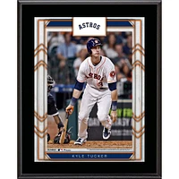 Plaque de nom de joueur sublimée Kyle Tucker Houston Astros 10,5'' x 13''