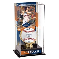 Vitrine de présentation sublimée avec image de Kyle Tucker Houston Astros Champions de la Série mondiale 2022