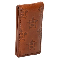 Lusso Brown Houston Astros Sammy Magnetic Money Clip