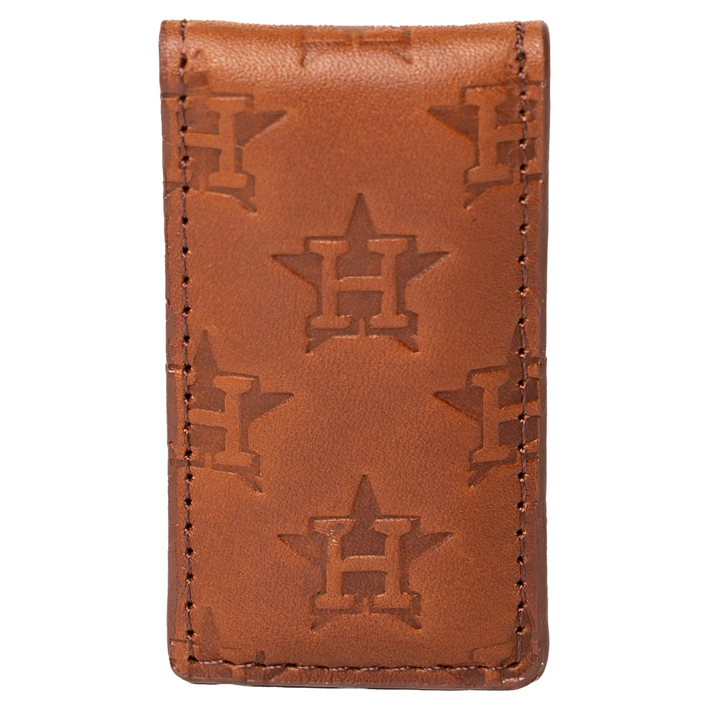 Lusso Brown Houston Astros Sammy Magnetic Money Clip