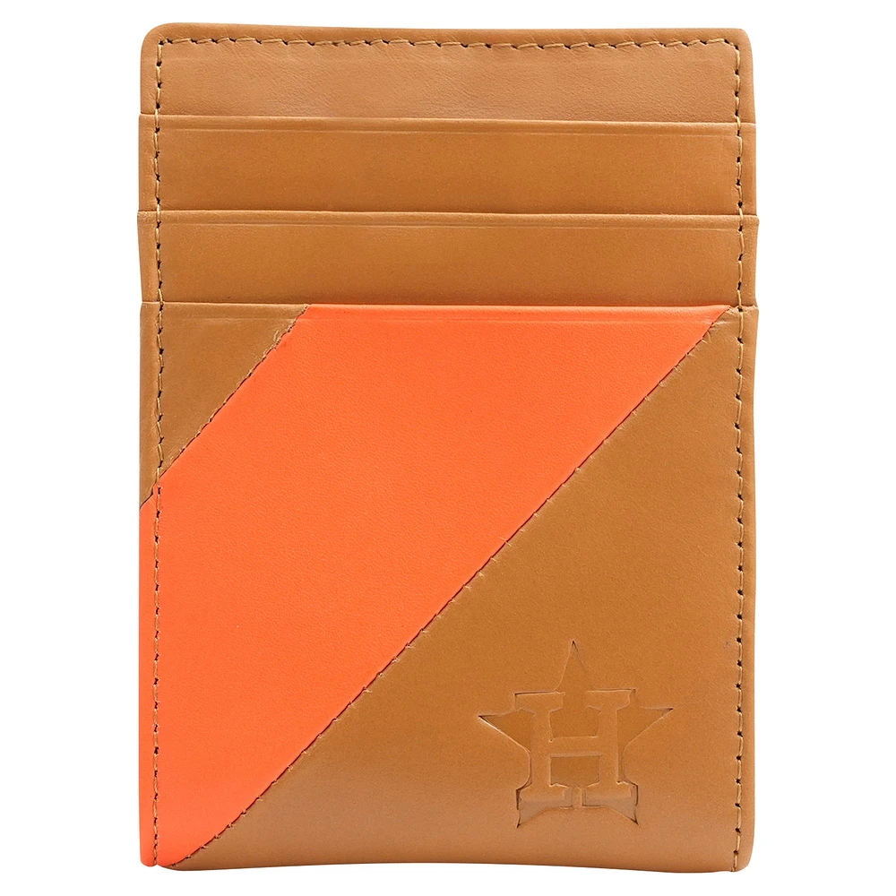 Lusso Houston Astros Olson Leather Cardholder