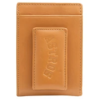 Lusso Houston Astros Olson Leather Cardholder