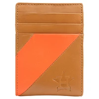 Porte-cartes en cuir Lusso Houston Astros Olson