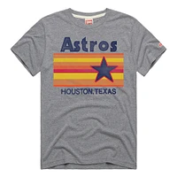 T-shirt gris hommage pour homme Hyper Local Tri-Blend des Astros de Houston