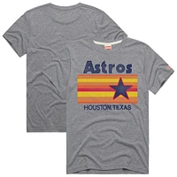 T-shirt gris hommage pour homme Hyper Local Tri-Blend des Astros de Houston