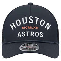 Men's New Era  Navy Houston Astros Minimalist 9FORTY A-Frame Adjustable Hat