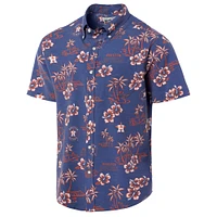 Men's Reyn Spooner  Navy Houston Astros Kekai Performance Button-Up Top