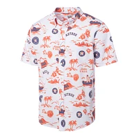 Men's Reyn Spooner  White Houston Astros Kekai Performance Button-Up Top
