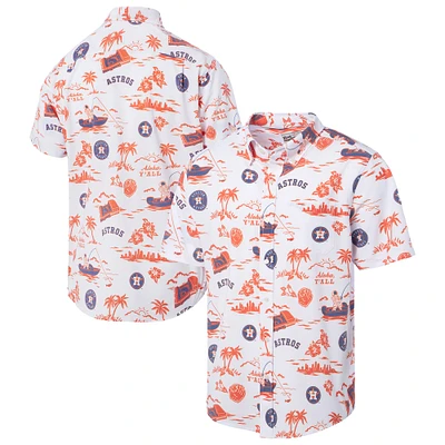 Men's Reyn Spooner  White Houston Astros Kekai Performance Button-Up Top