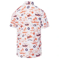 Men's Reyn Spooner  White Houston Astros Pua Performance Polo