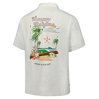 Men's Tommy Bahama  White Houston Astros Grand Slam Bay Camp Button-Up Shirt