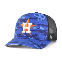 Men's '47 Blue Houston Astros Fiji Trucker Adjustable Hat