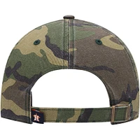 Men's '47 Camo Houston Astros Team Clean Up Adjustable Hat