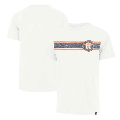 Men's '47 Cream Houston Astros Wavelength Bond Franklin T-Shirt